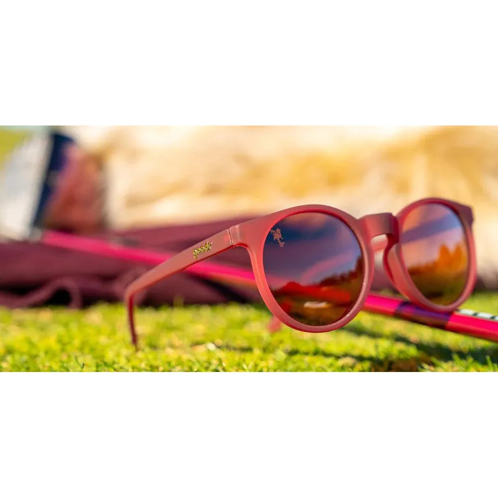 Goodr Fitness Sunglasses - I'm wearing Burgundy?