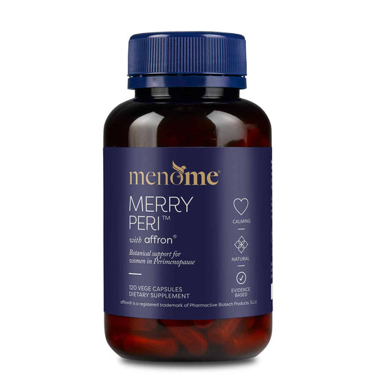 Menome Merry Peri herbal support for Perimenopause