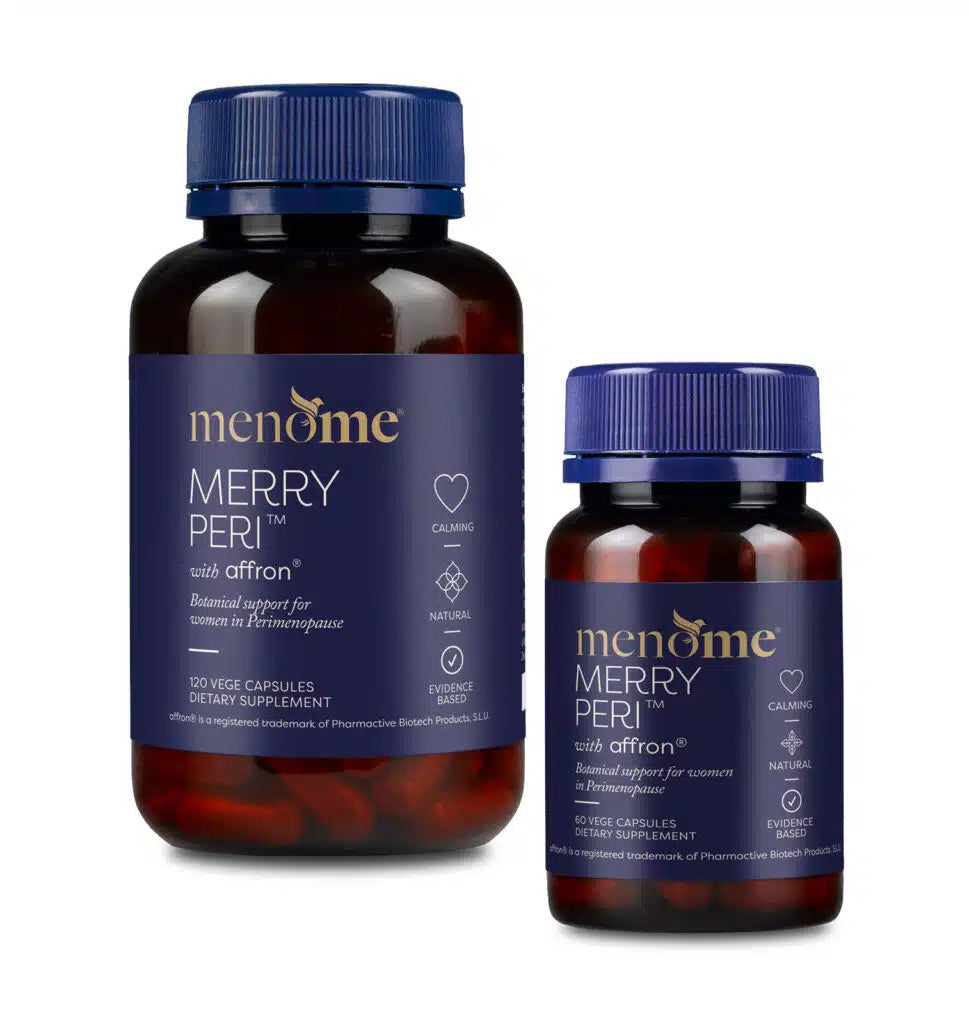 Menome Merry Peri herbal support for Perimenopause