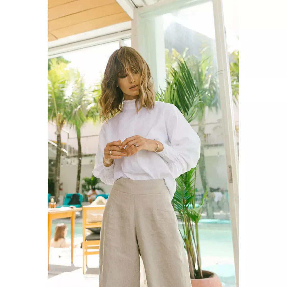 Brooklyn Women's Linen Shirt On Sale Now 50% Off