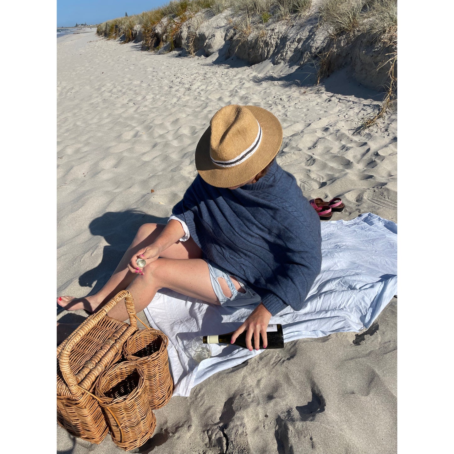 Possum + Merino Cable Poncho - 5 Colours