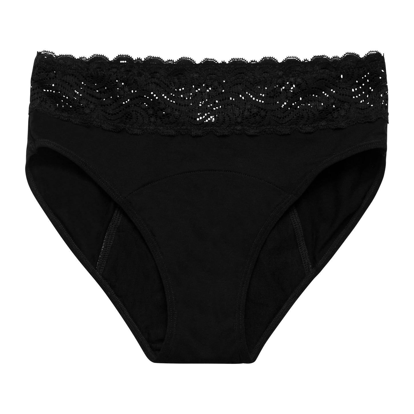 Modibodi Sensual Hi Waist Black, Heavy/Overnight