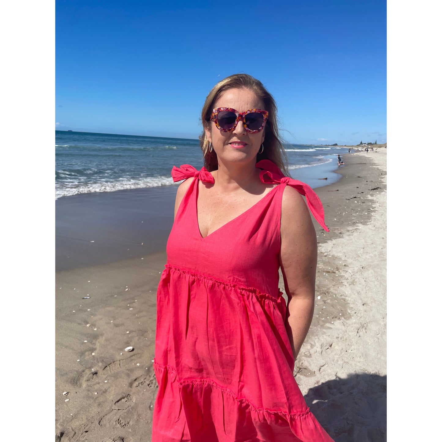 Tie Linen Dress