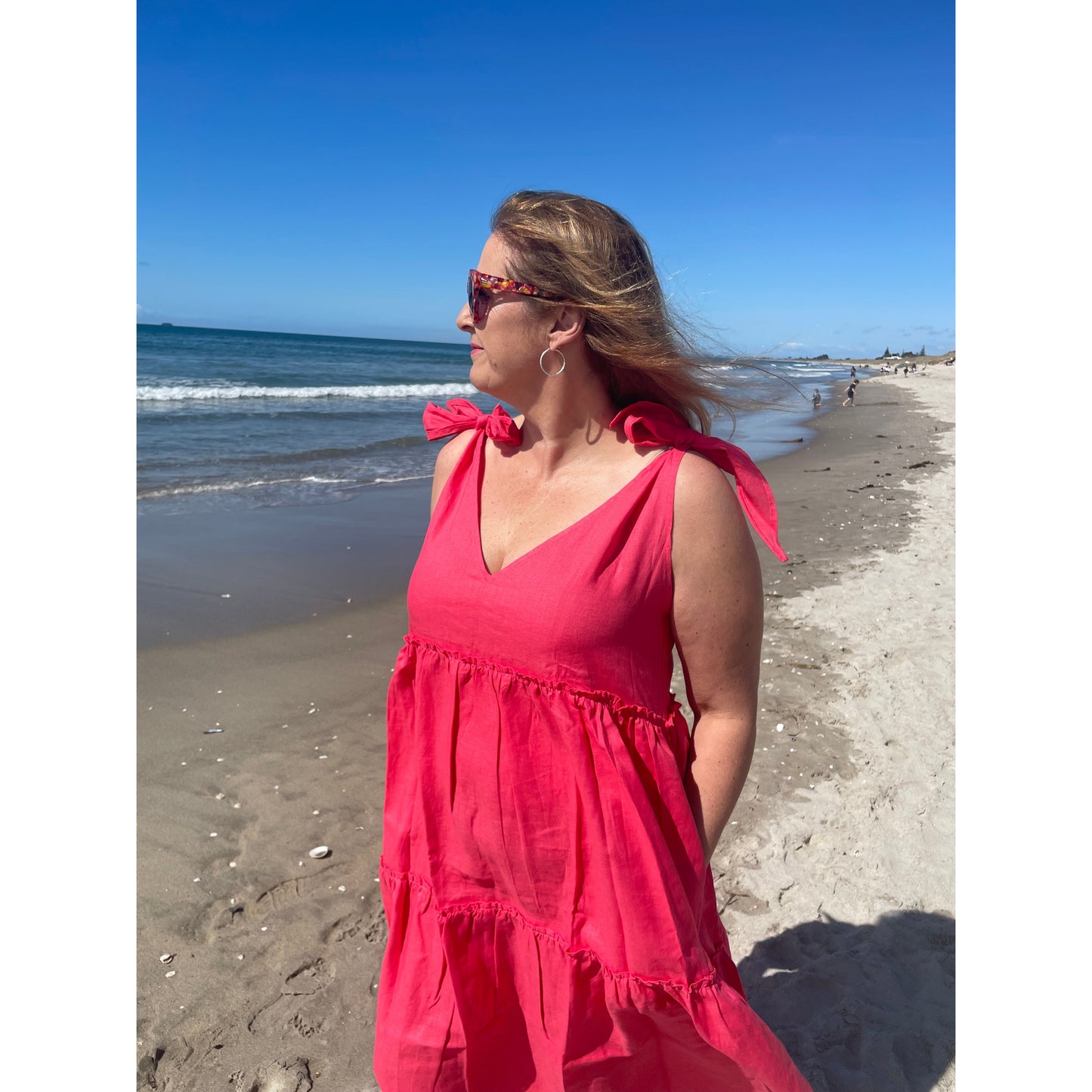 Tie Linen Dress