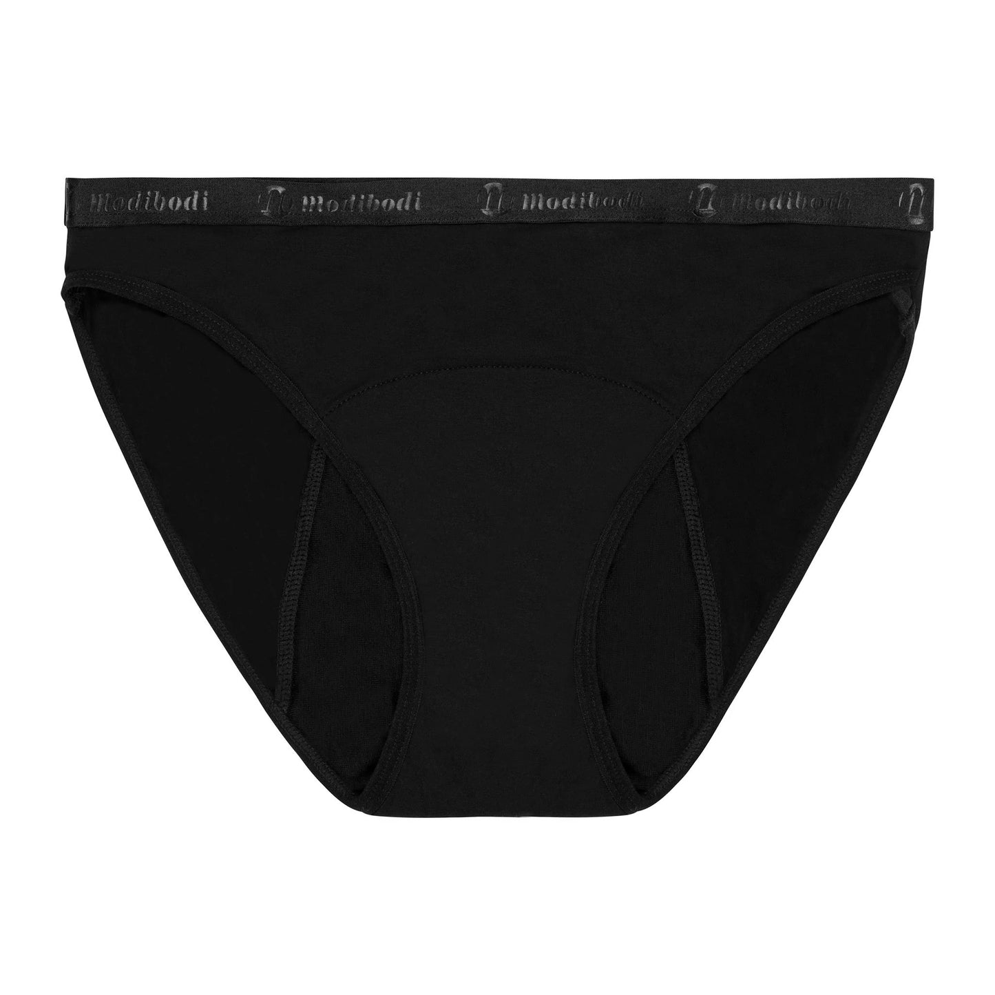 Modibodi Classic Bikini Black, Heavy/Overnight