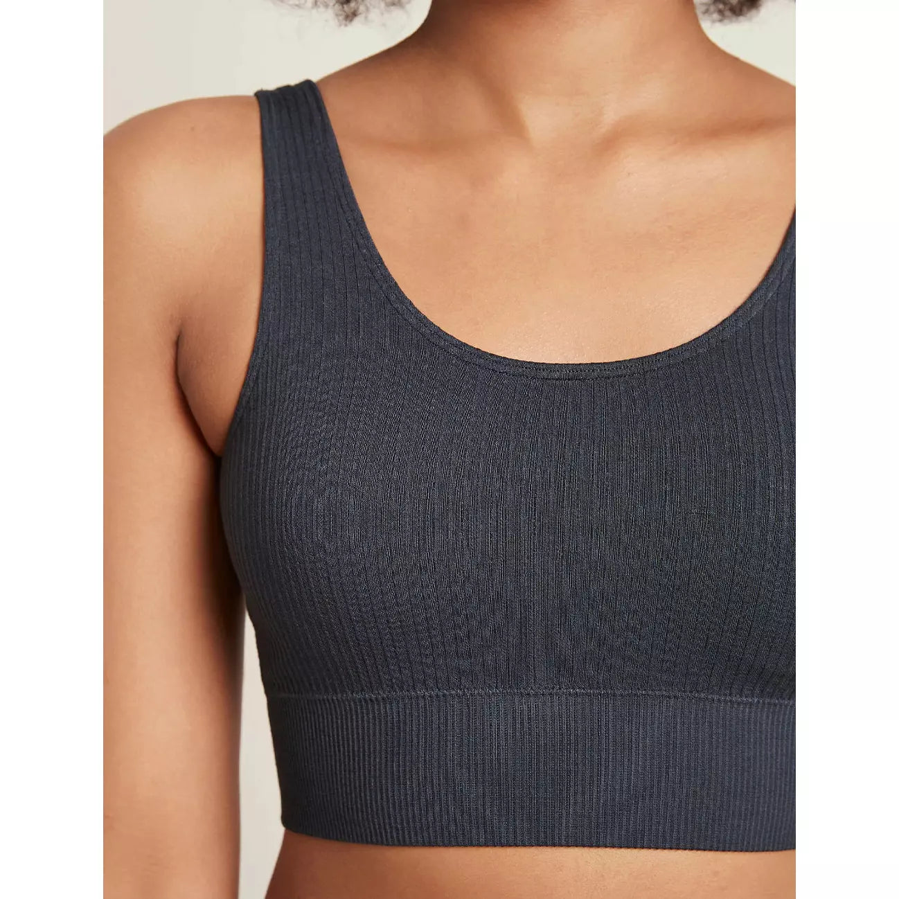 Boody Ribbed Seamless Bra Storm